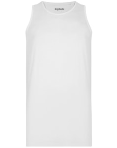 Bigdude Tanktop Weiß Tall Fit 
