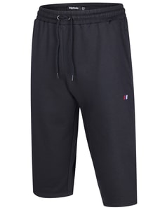 Bigdude 3/4-Jogginghose mit Logo, Schwarz