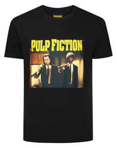 Bigdude Offiziell lizenziertes Pulp Fiction T-Shirt Schwarz
