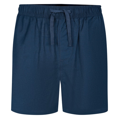 Bigdude Leinenmix-Shorts Marineblau