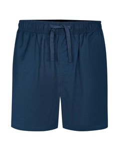 Bigdude Leinenmix-Shorts Marineblau