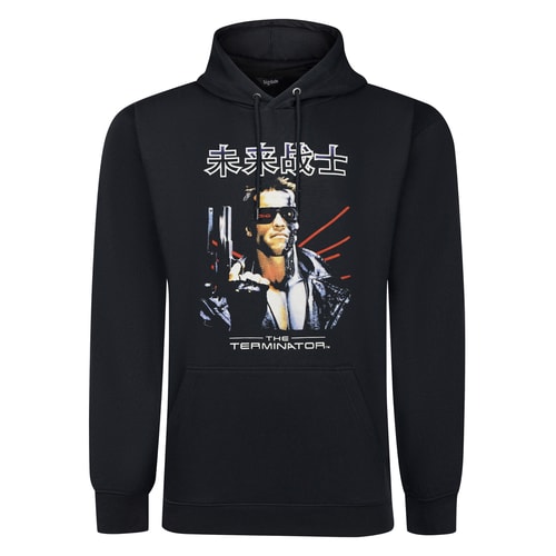Offizieller Bigdude Terminator Hoodie mit Lizenz, Schwarz