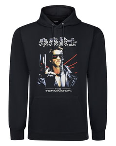 Offizieller Bigdude Terminator Hoodie mit Lizenz, Schwarz