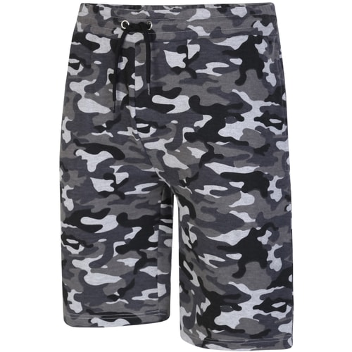 Bigdude Jogginghose mit Camouflage-Print, Anthrazit