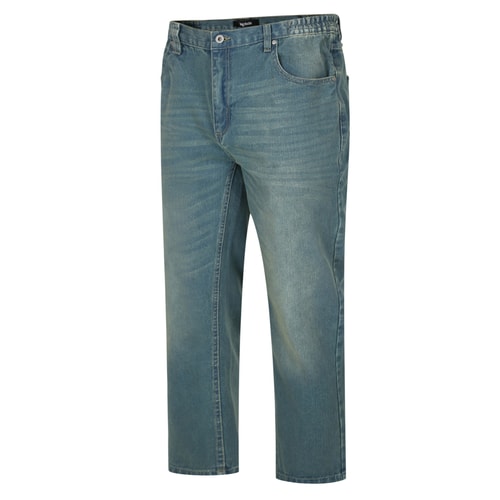 Bigdude Jeans mit elastischem Bund Light Wash