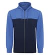 Kapuzenpullover mit Reißverschluss Marineblau/Königsblau