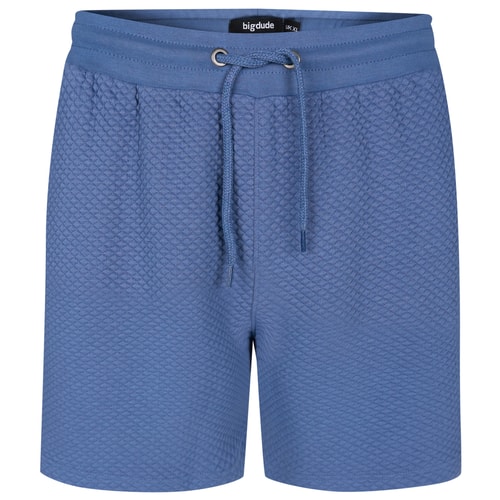 Bigdude Shorts mit Struktur, Staubblau
