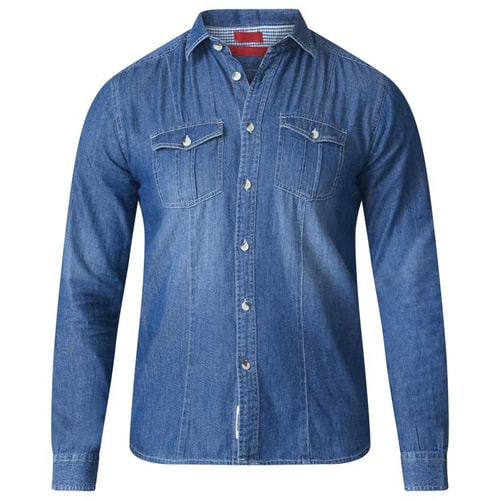 D555 Jeanshemd Adcock Blau Tall Fit 