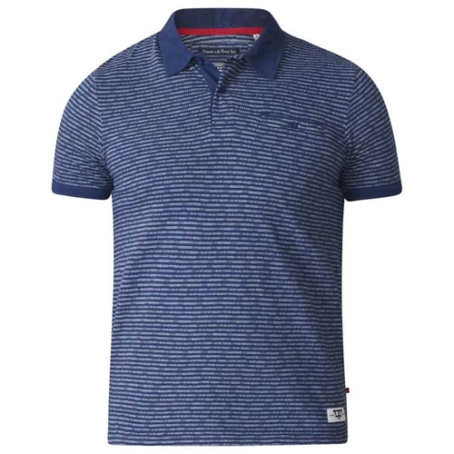 D555 Poloshirt Flozell Blau