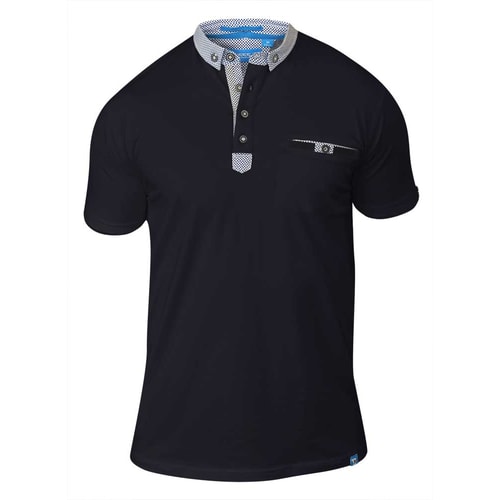 D555 Hayden Short Sleeved Polo Shirt - Black