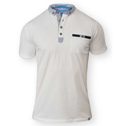 D555 Poloshirt Hayden Weiß