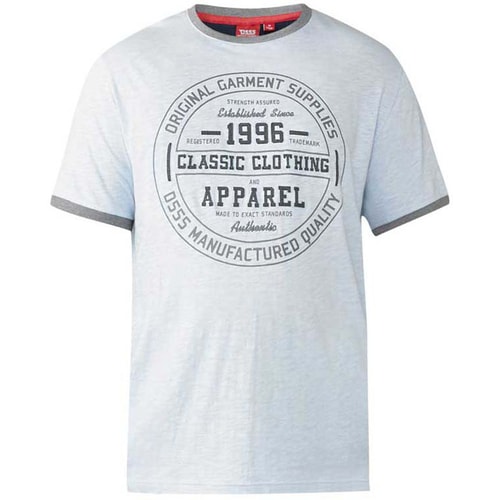 D555 Klassisches T-Shirt Wilfred Himmelblau Tall Fit 