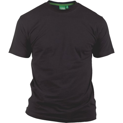 D555 T-Shirt Premium Baumwolle Schwarz