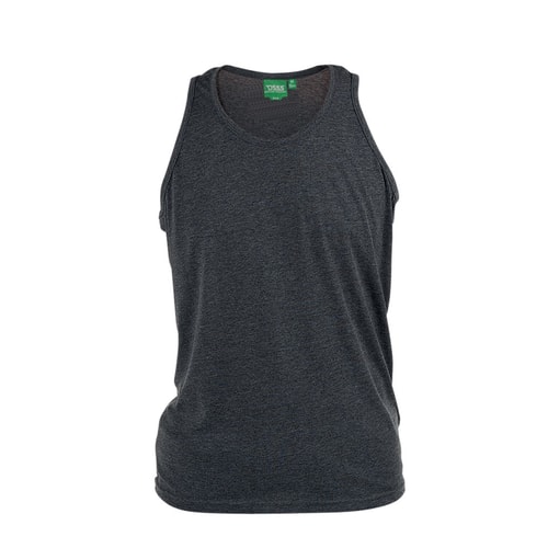 D555 Tanktop Baumwolle Anthrazit