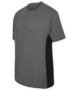 Bigdude T-Shirt mit Seitenpanel, Dunkelgrau/Anthrazit