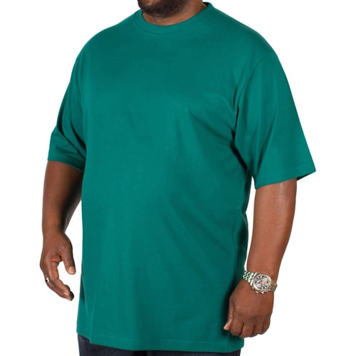Bigdude T-Shirt mit Rundhalsausschnitt Grün Tall Fit 