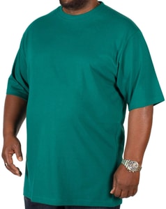 Bigdude T-Shirt mit Rundhalsausschnitt Grün Tall Fit 