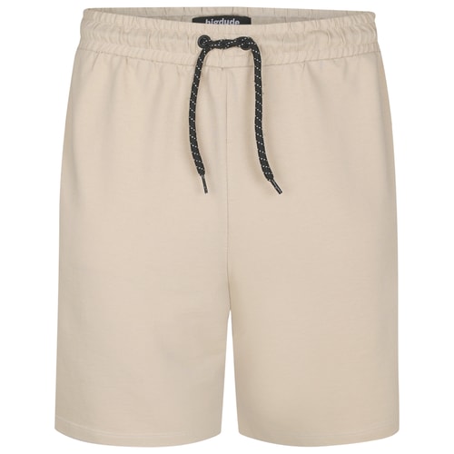 Bigdude Jersey Shorts mit Reißverschluss Sand