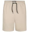 Jersey Shorts mit Reißverschluss Sand