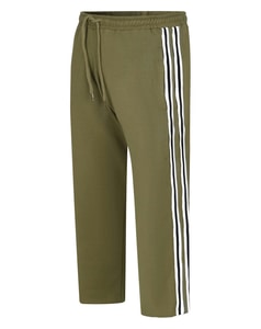 Bigdude Jogginghose mit Kontraststreifen, Khaki
