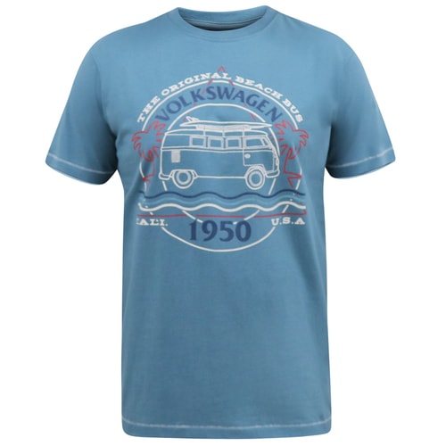 D555 Offizielles T-Shirt mit VW Camper-Van-Aufdruck