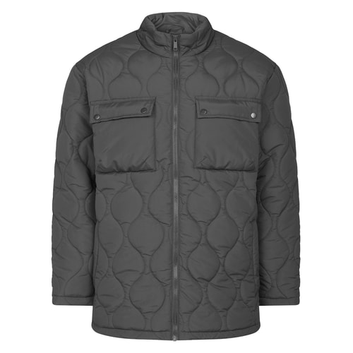 Bigdude Leichte Steppjacke Dunkelgrau