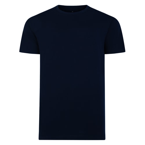 Bigdude Einfarbiges T-Shirt Marineblau