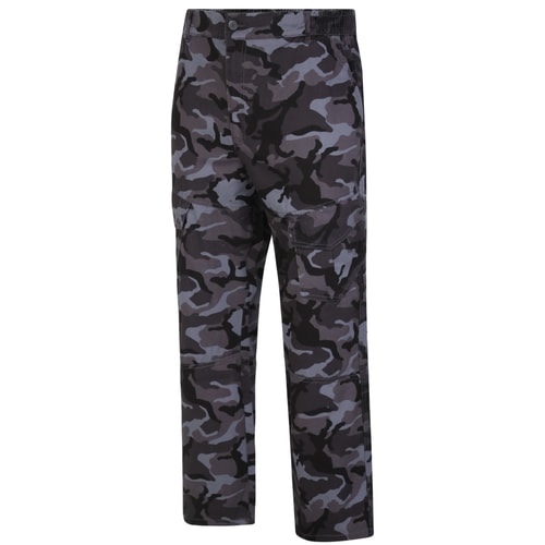 Bigdude Camouflage-Cargo-Hose mit elastischer Taille, Anthrazit