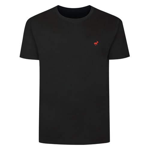 Bigdude Signature Rundhalsausschnitt T-Shirt - Schwarz