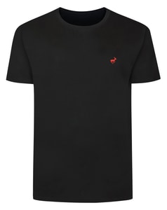 Bigdude Signature Rundhalsausschnitt T-Shirt - Schwarz