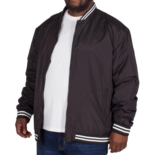 Bigdude Bomberjacke Varsity Schwarz