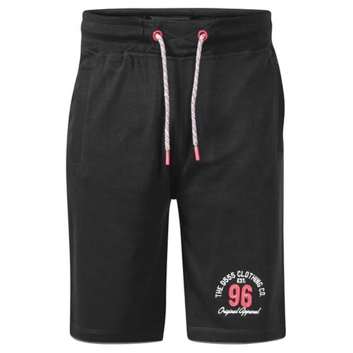 D555 Tompkins Fleece Shorts Schwarz