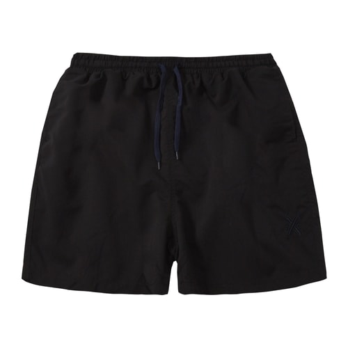 Badeshorts mit Stickerei Schwarz