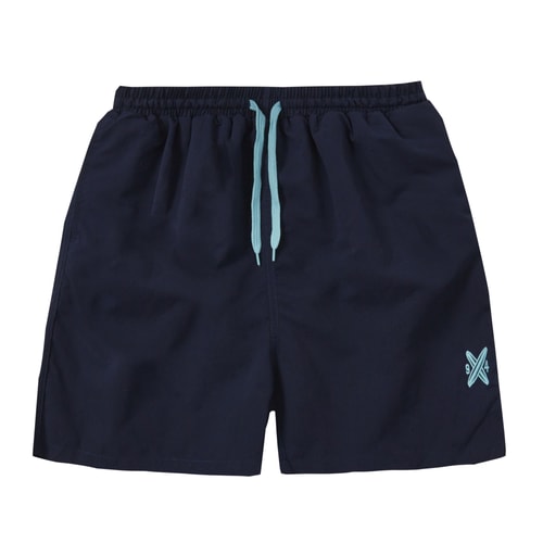 Badeshorts mit Stickerei Marineblau