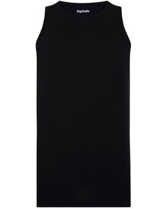 Bigdude Tanktop Schwarz Tall Fit 
