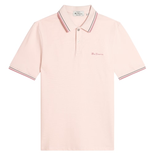 Ben Sherman Signature Polo in Blush Pink