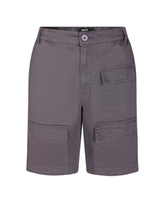 Bigdude Stretch-Utility-Shorts mit elastischem Bund, Anthrazit