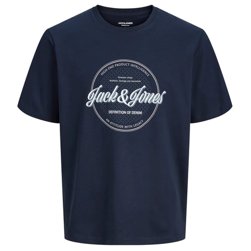 Jack & Jones Definition bedrucktes T-Shirt, marineblauer Blazer