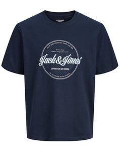 Jack & Jones Definition bedrucktes T-Shirt, marineblauer Blazer