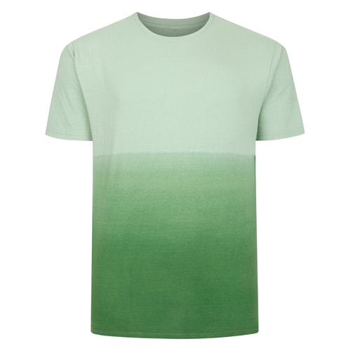 Bigdude Ombre T-Shirt Grün Groß