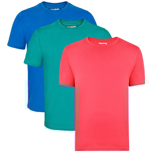 Bigdude – 3er-Pack schlichte T-Shirts