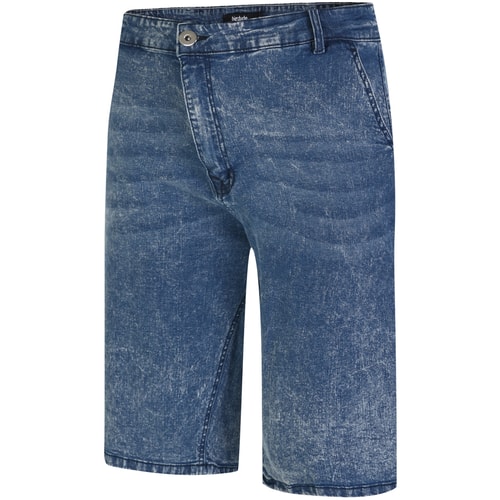 Bigdude Carpenter Denim Shorts Helle Waschung