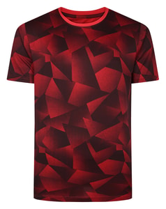 Bigdude Leichtes Sport-T-Shirt Rot