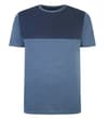 2 Tone TShirt Denim Melange/Navy