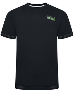 KAM Reverse Print Copenhagen Print T-Shirt Schwarz