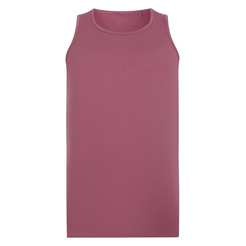 Bigdude Einfarbige Weste Mauve Lang
