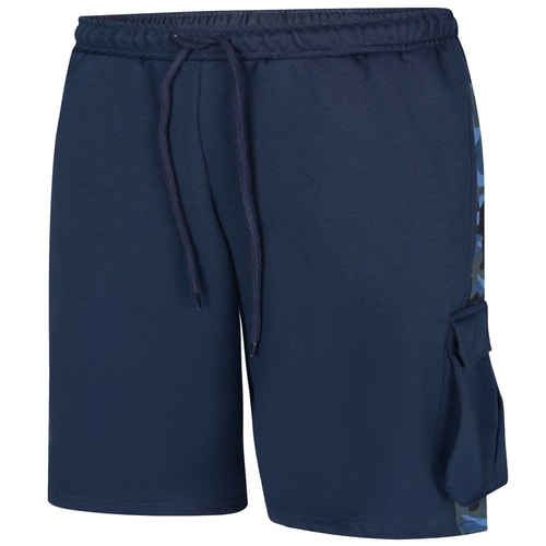 Bigdude Cargo Camo Shorts Marineblau/Marineblau Camo