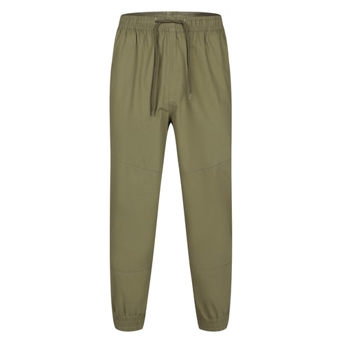 Bigdude Chinos mit elastischem Bund und Bündchen, Khaki