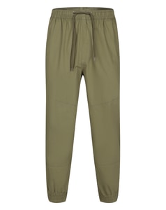 Bigdude Chinos mit elastischem Bund und Bündchen, Khaki