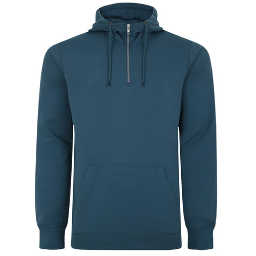 Bigdude Leichter Half Zip Hoody Petrol